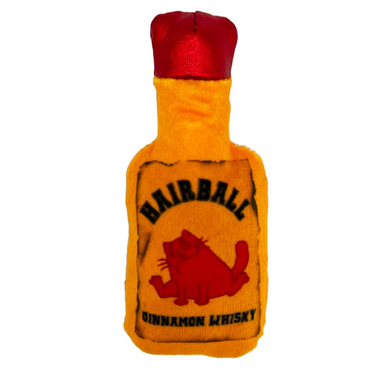 Huxley & Kent Hairball Cinnamon Whiskey Catnip Crinkle Toy