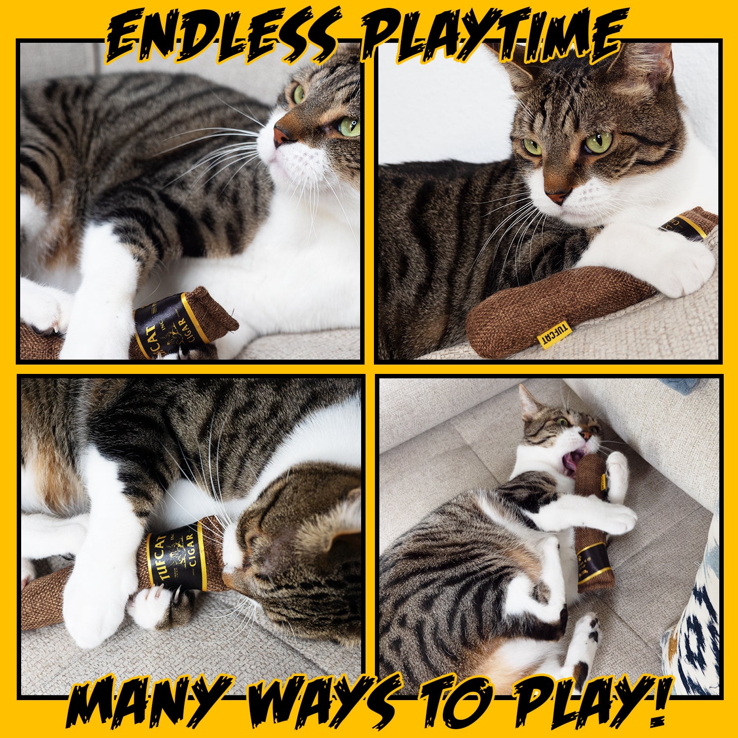 Cigar Catnip Toy